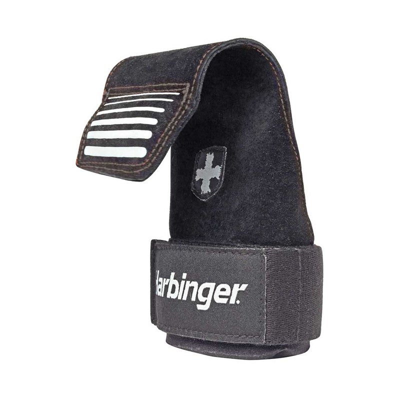Harbinger Lifting Grips, Black, Small/Medium - Image 1